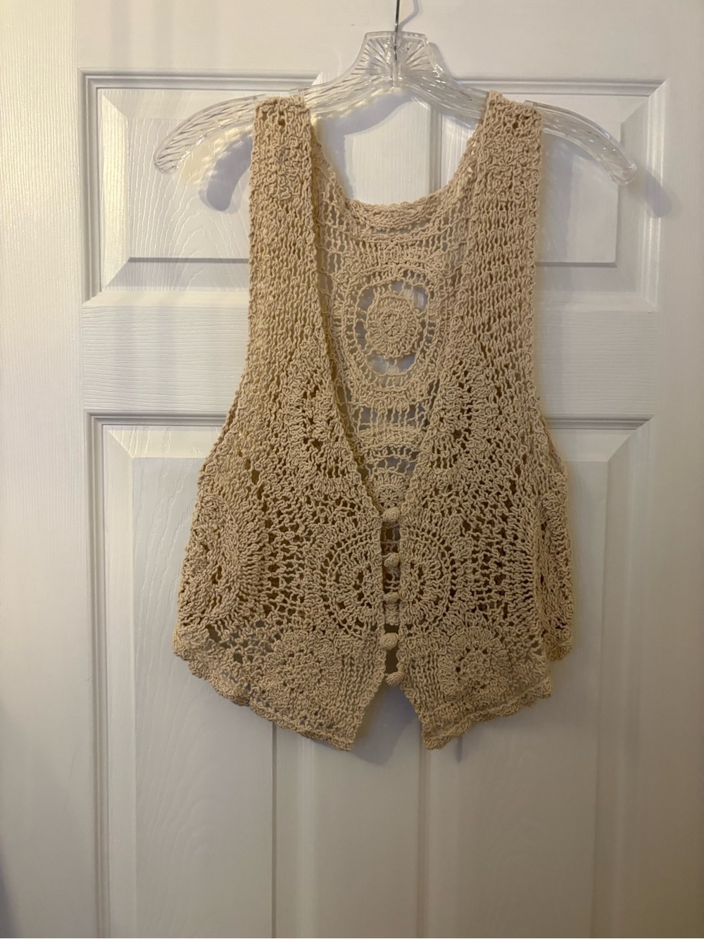 Handmade Boho Crochet Sleeveless Vest